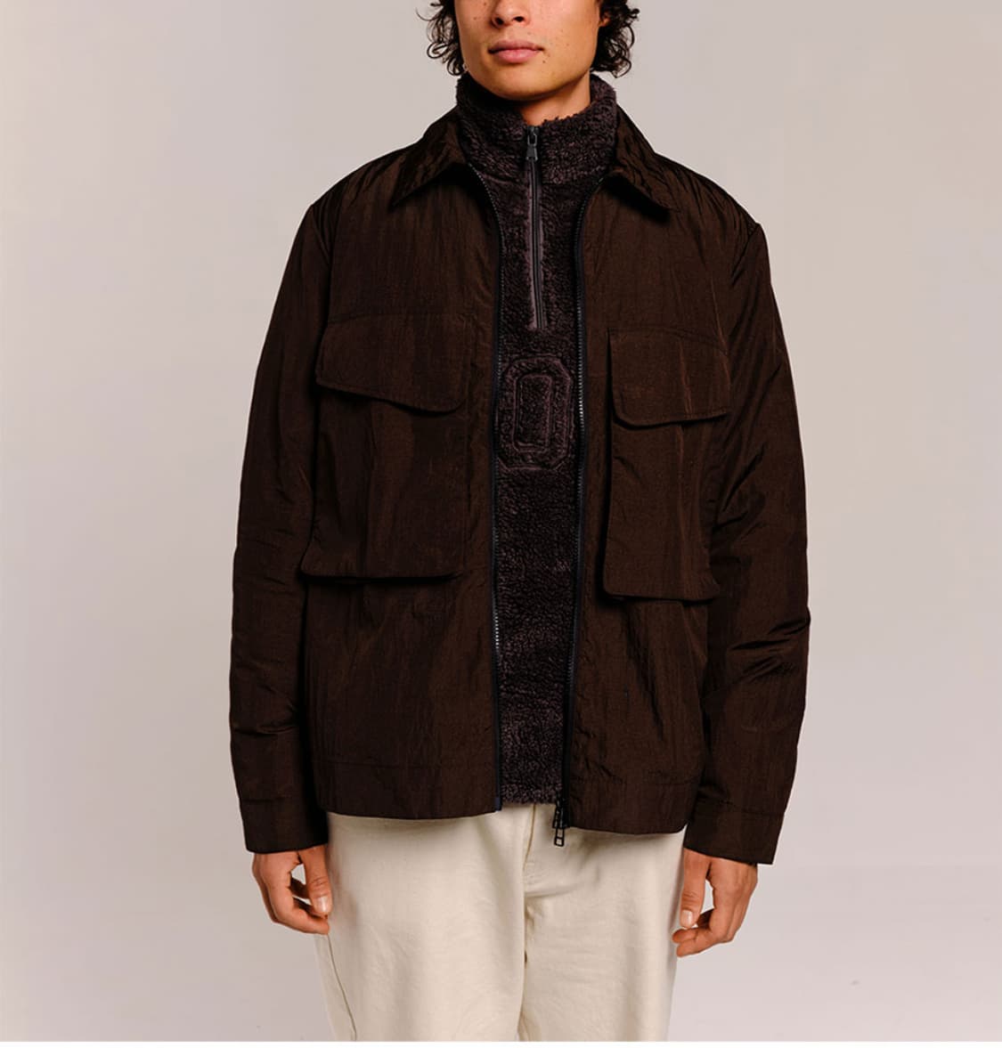 [새상품] 팝 트레이딩 컴퍼니 복서 셔츠 자켓 상품이미지7