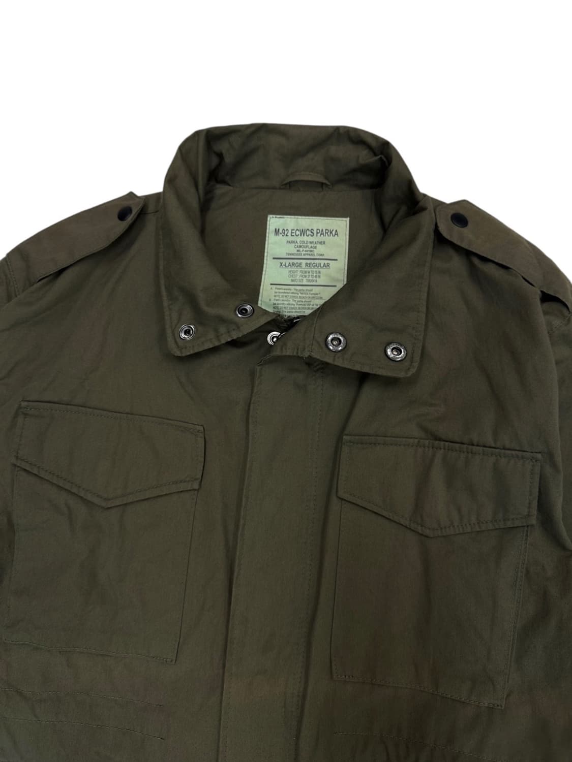 ECWCS M-92 밀리터리 필드자켓 카키 (XL)  상품이미지3