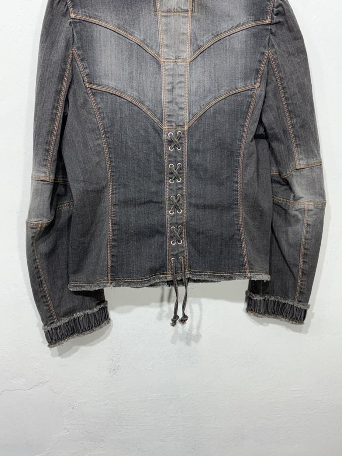 HIROKO KOSHINO Frill Denim Jacket  상품이미지7