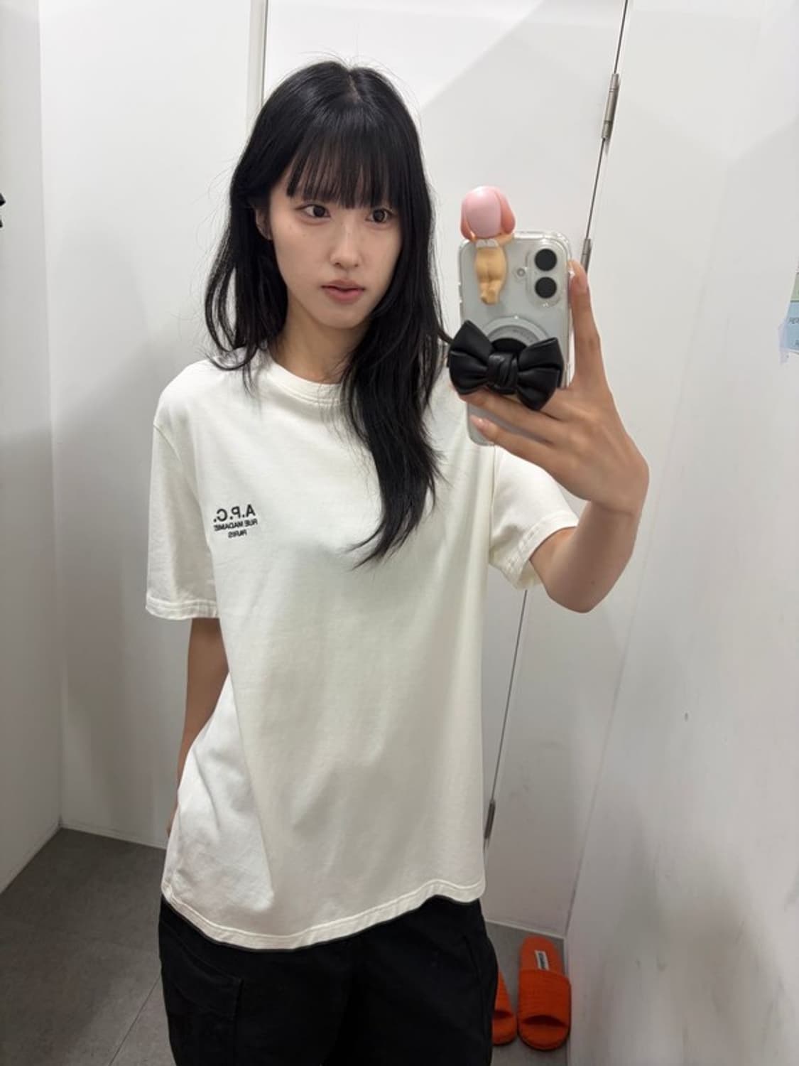 A.P.C 로고 반팔티 상품이미지5