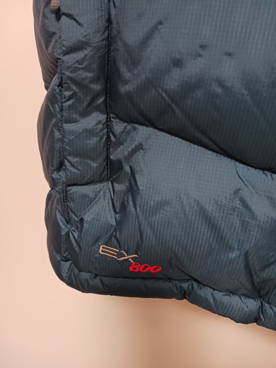 몽벨 EX800 후드 구스다운 베스트 상품이미지3
