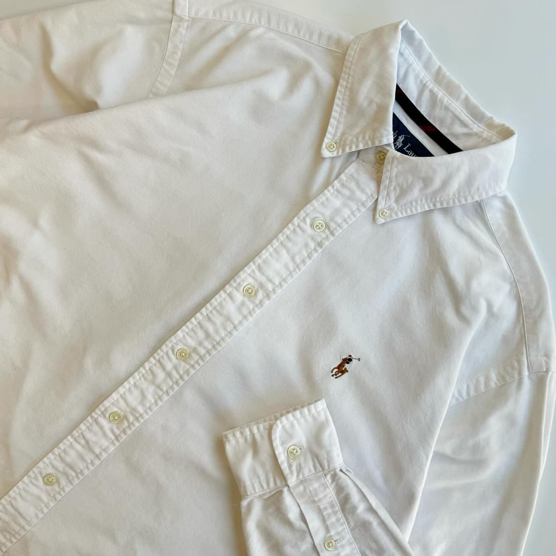 Polo  폴로 랄프로렌 자수 화이트 셔츠 상품이미지1