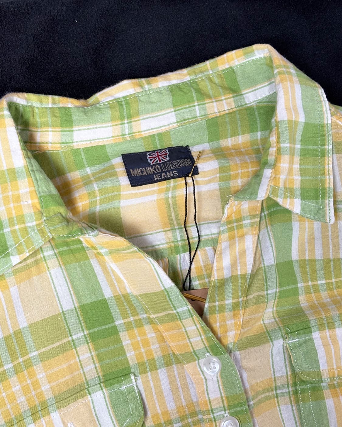 일본빈티지 MICHIKO LONDON 롱셔츠 상품이미지3