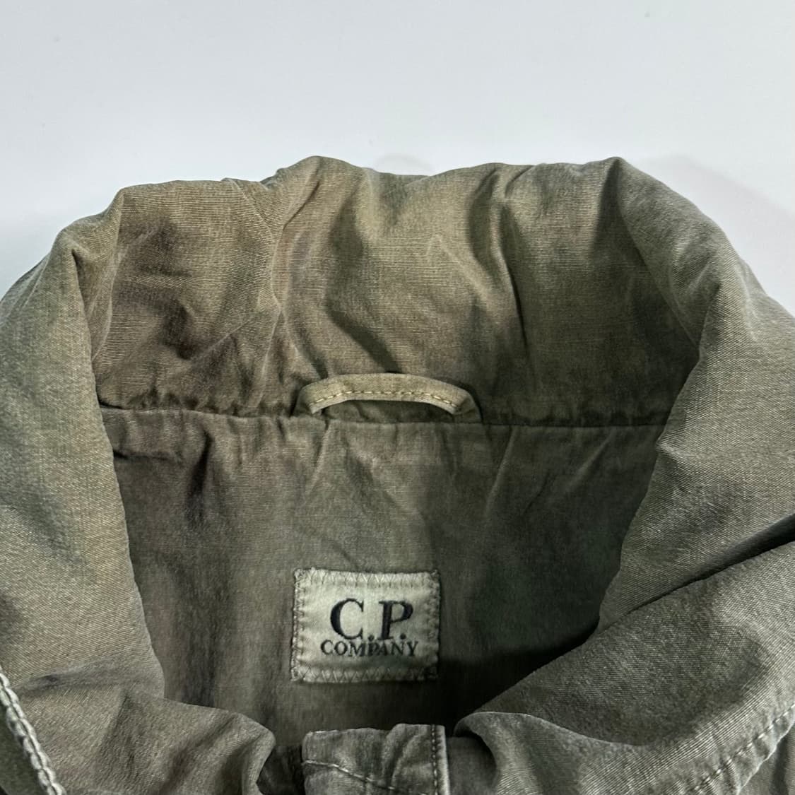 Cp컴퍼니 카키 페이딩 투포켓 자켓 상품이미지8