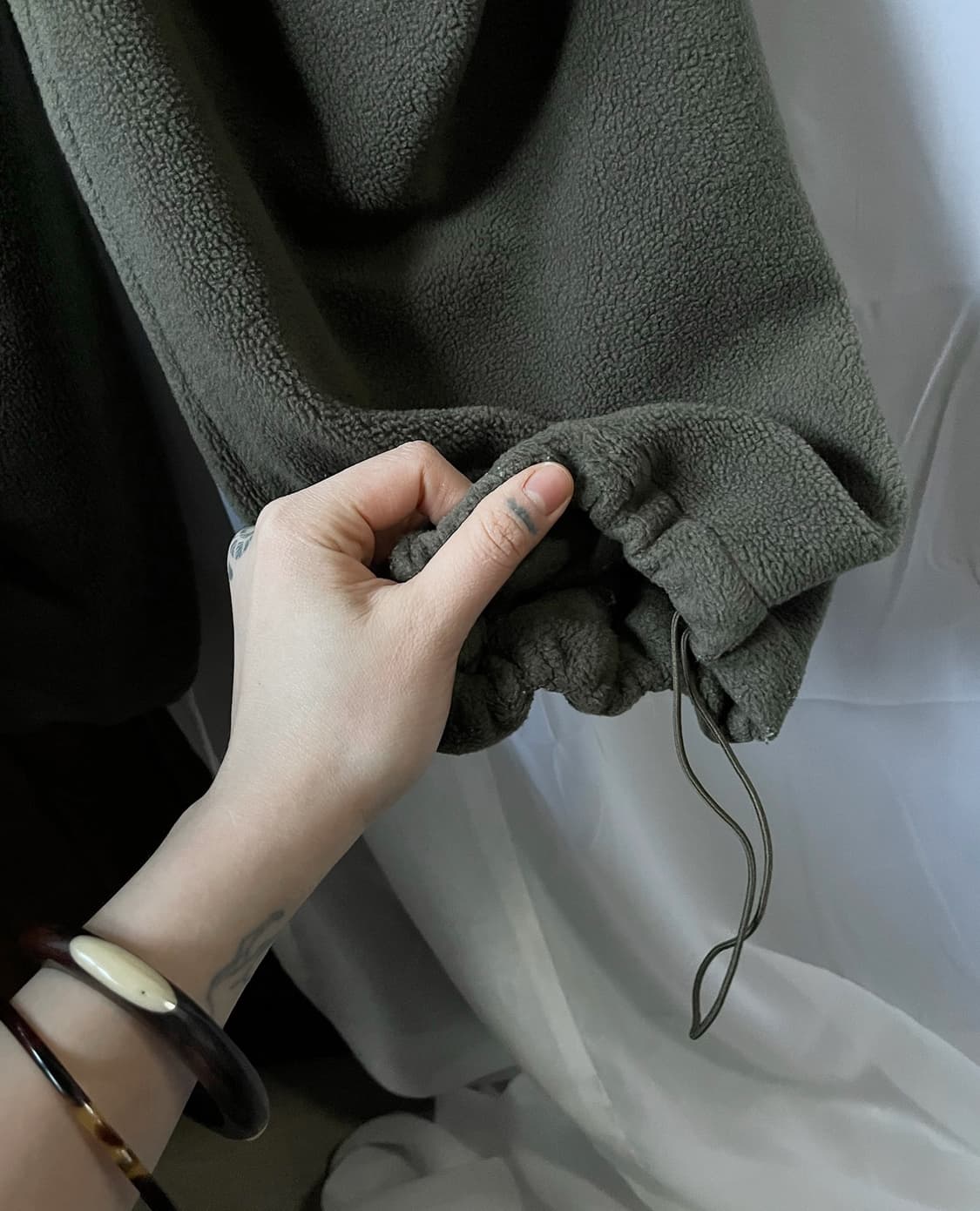 BEAMS fleece wide unisex pants 상품이미지5