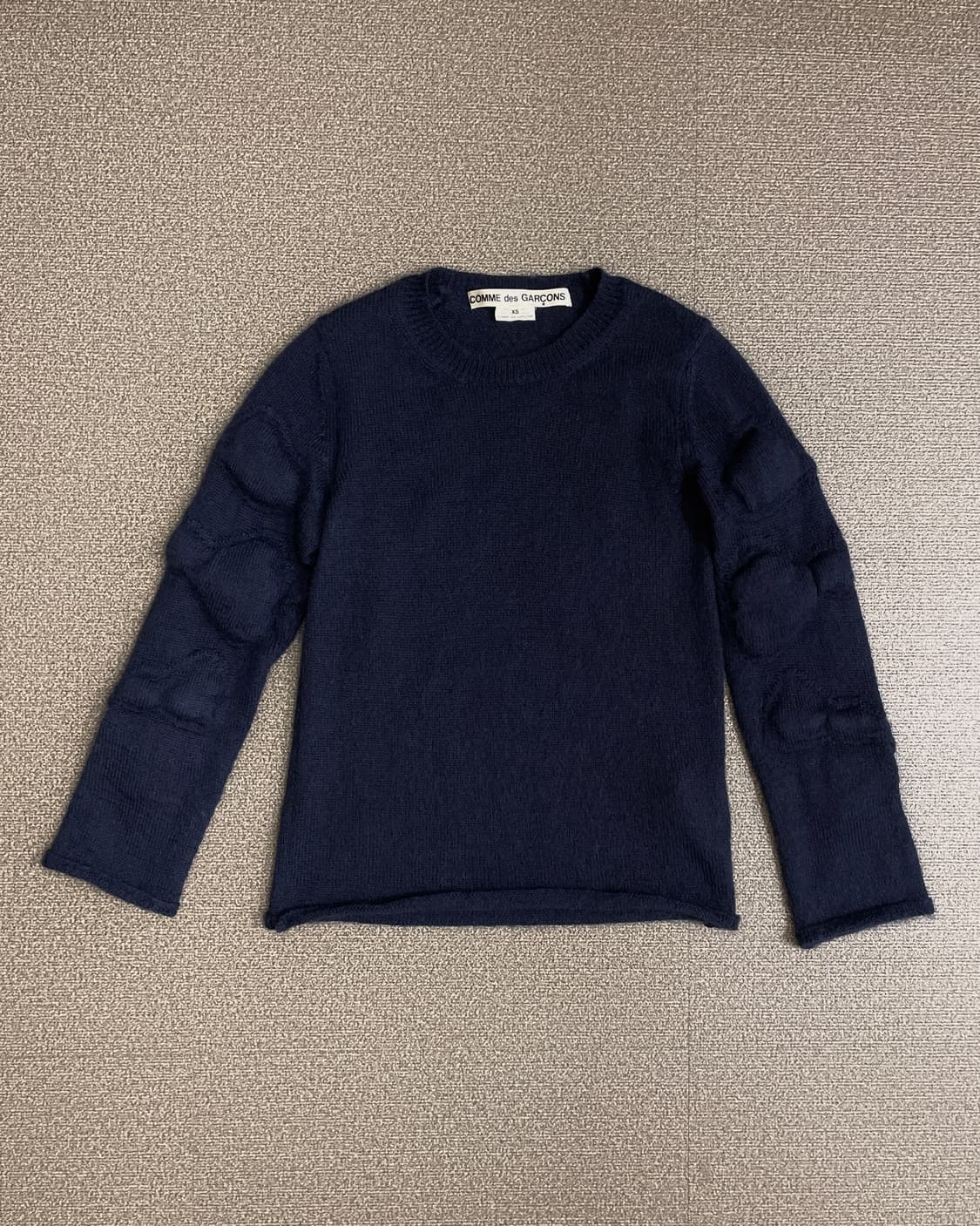 꼼데가르송 리본 입체 패드 니트 풀오버 상품이미지1