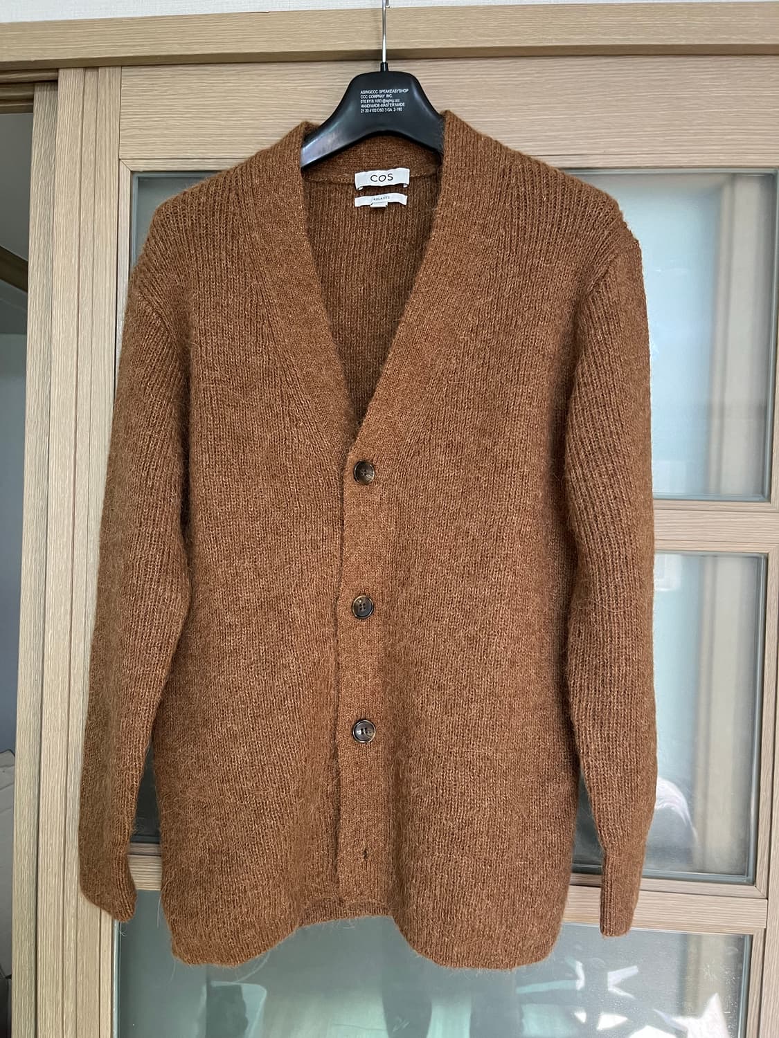 코스 알파카 울 믹스 가디건 택없는 새상품 cos 상품이미지1