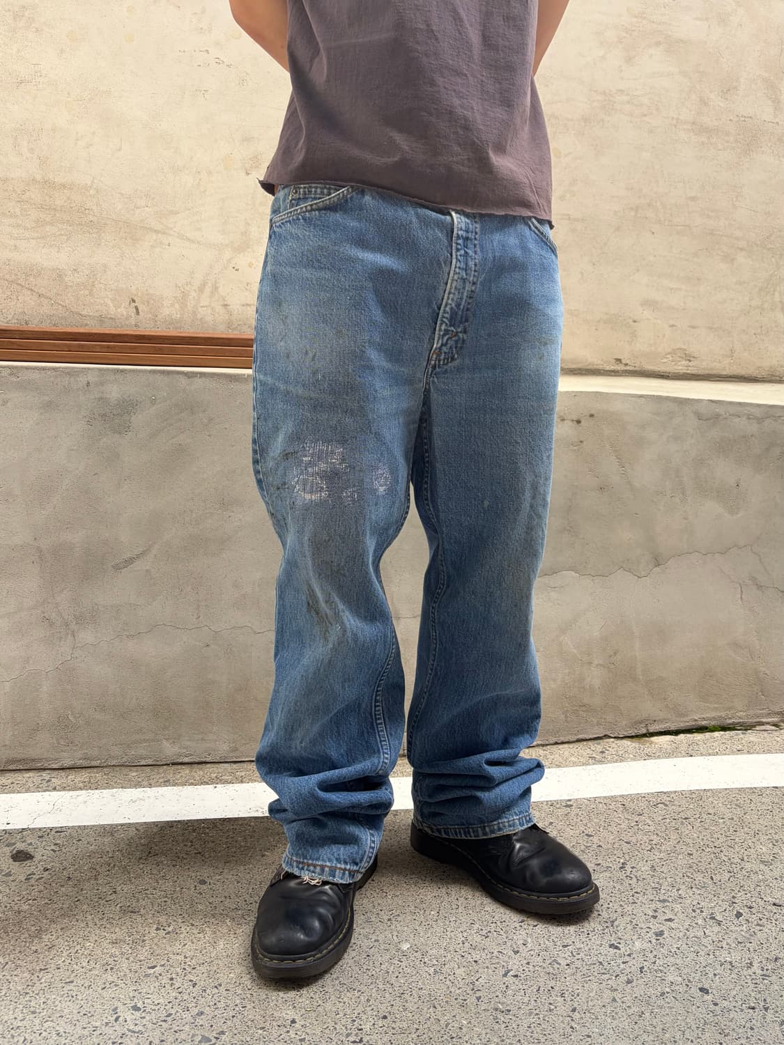 80’s Levi’s 517 USA denim repair pants 상품이미지2