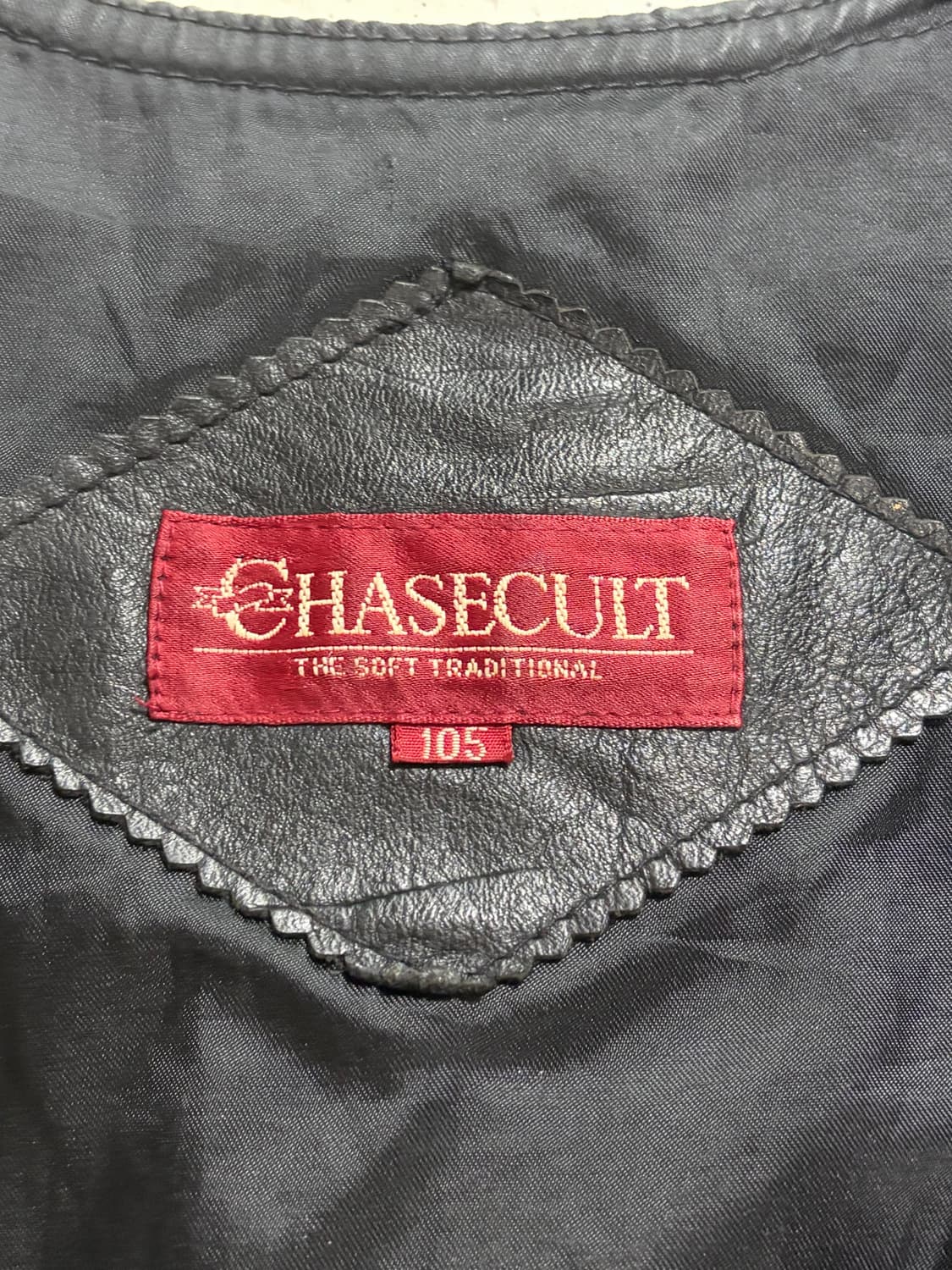 CHASECULT 웨스턴 리얼레더 바이커 베스트 상품이미지8