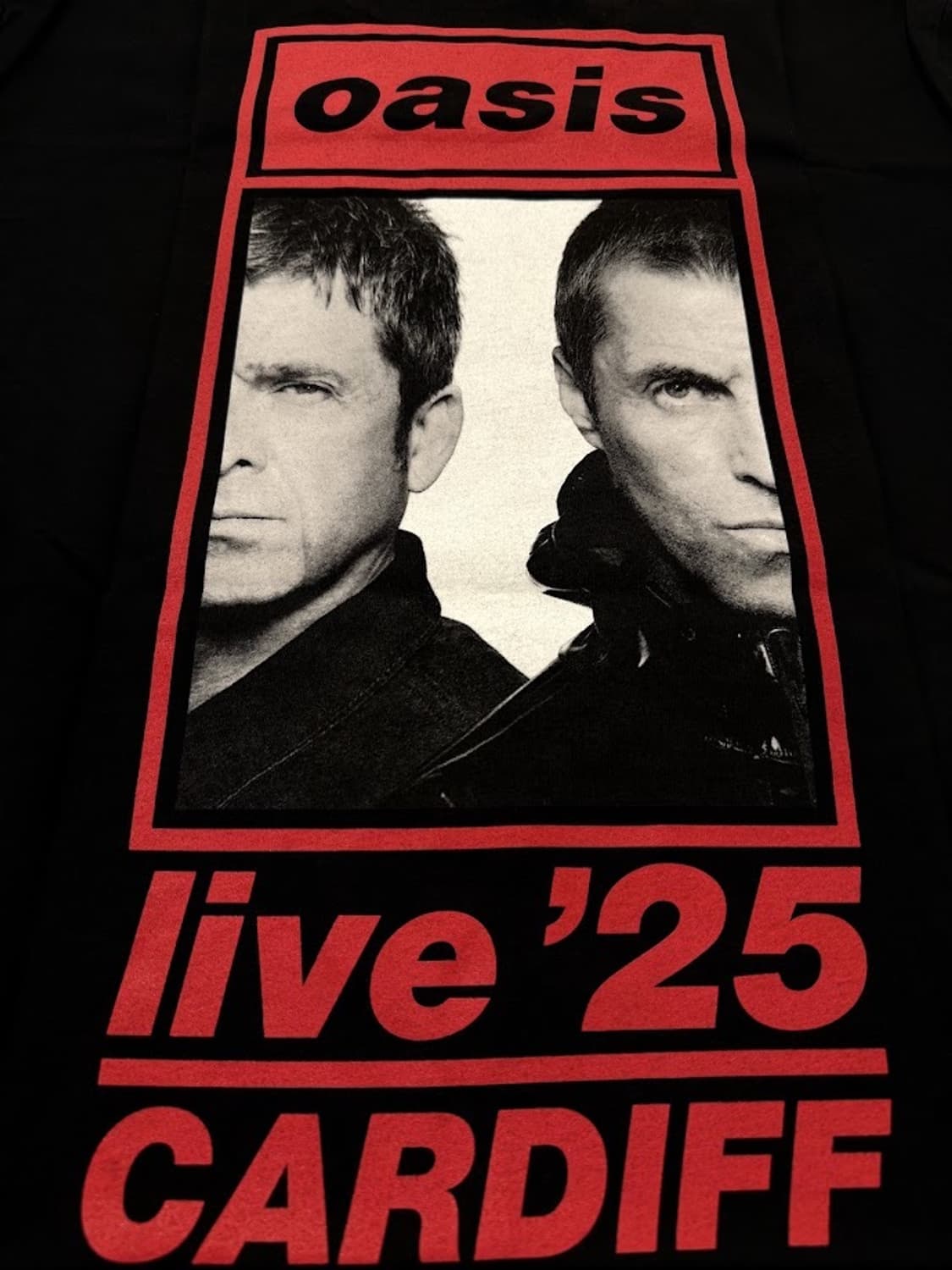 미개봉신품)오아시스 카디프 첫공 기념 티셔츠 XL 상품이미지1