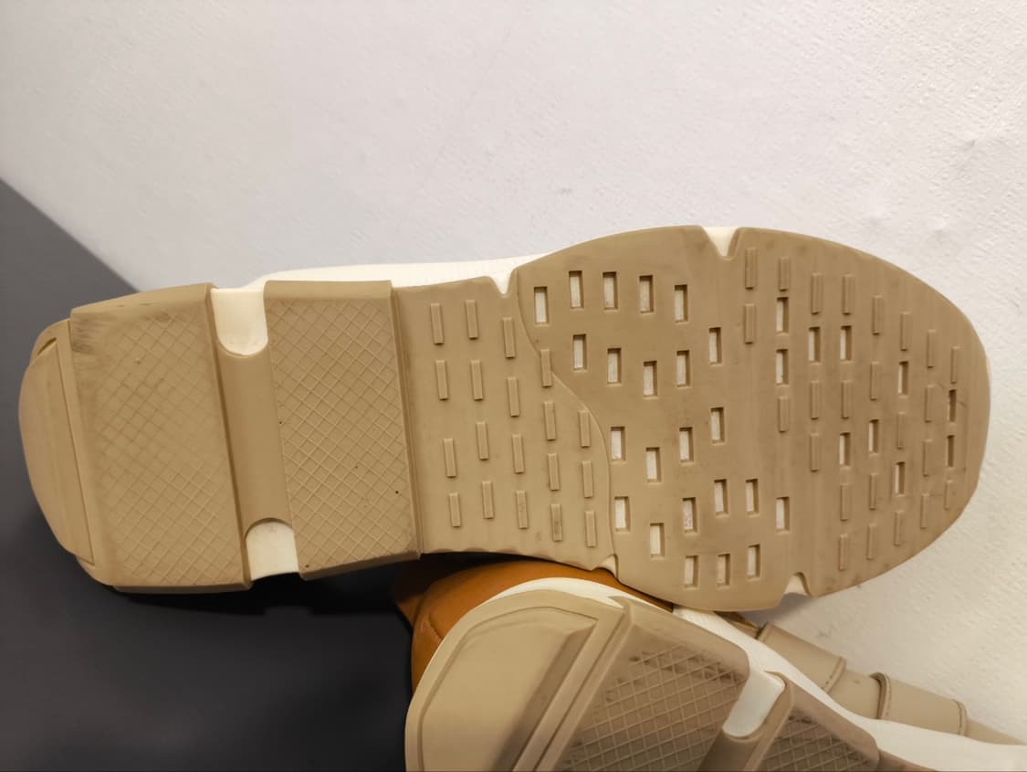 250mm 르베이지 가죽 밸크로 스니커즈 상품이미지10