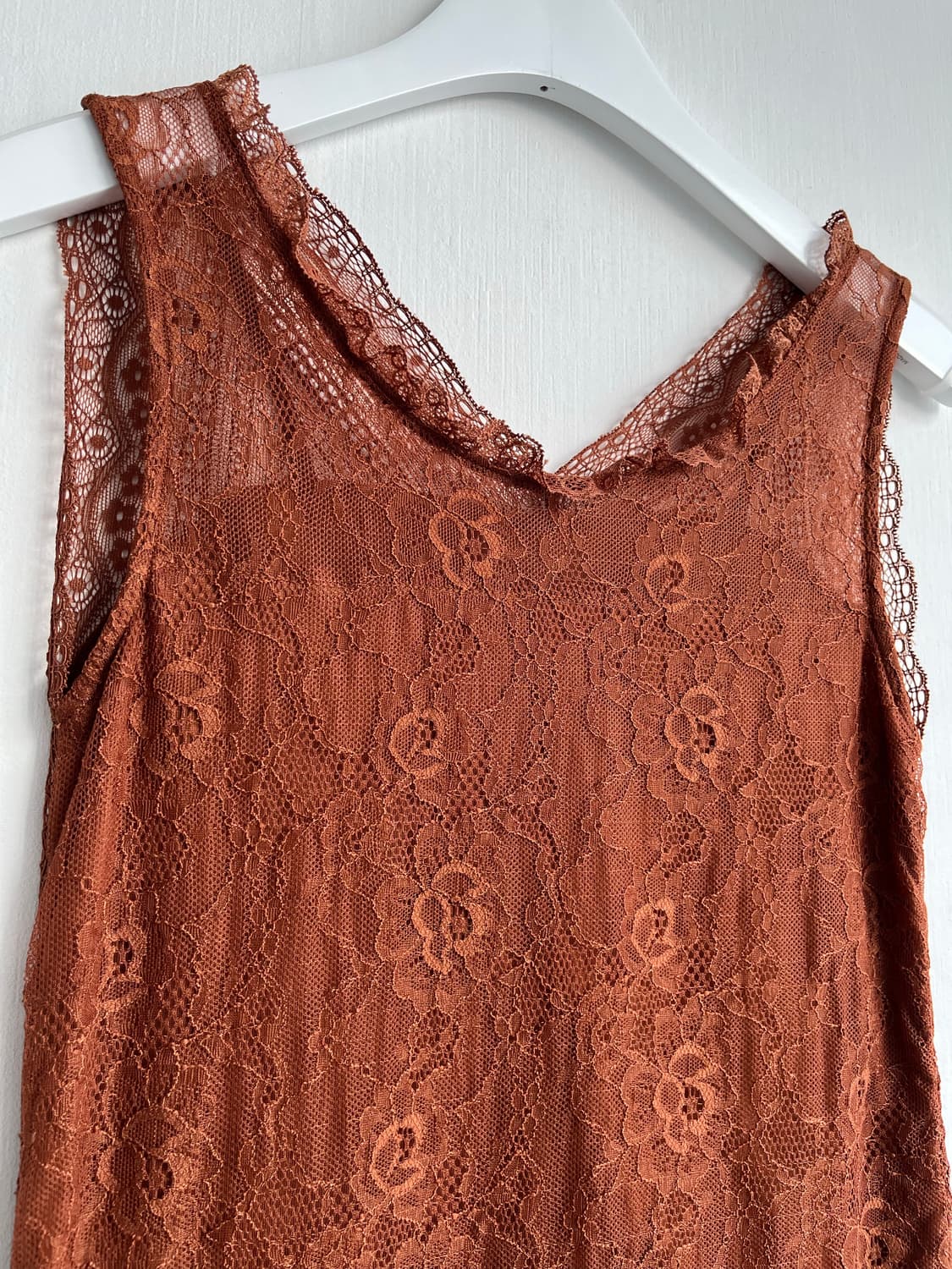 ROPE’ PICNIC 브라운 레이스 슬립  상품이미지2