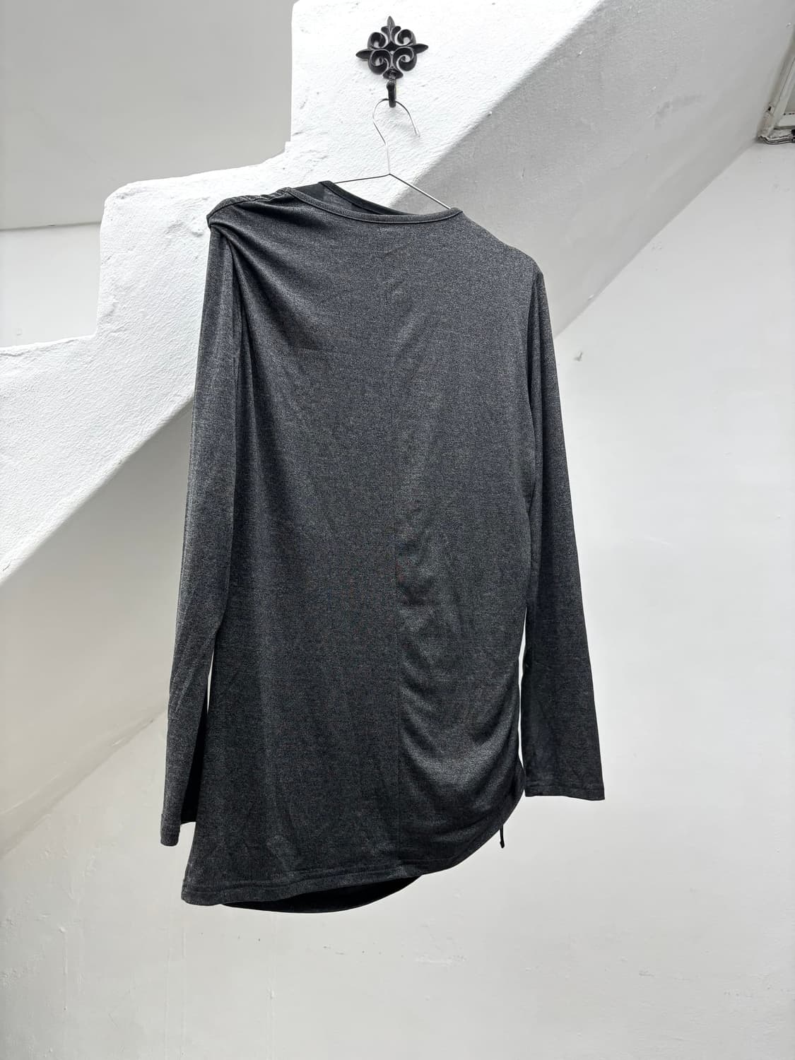 Schlussel drape unbalanced layered cut s 상품이미지9
