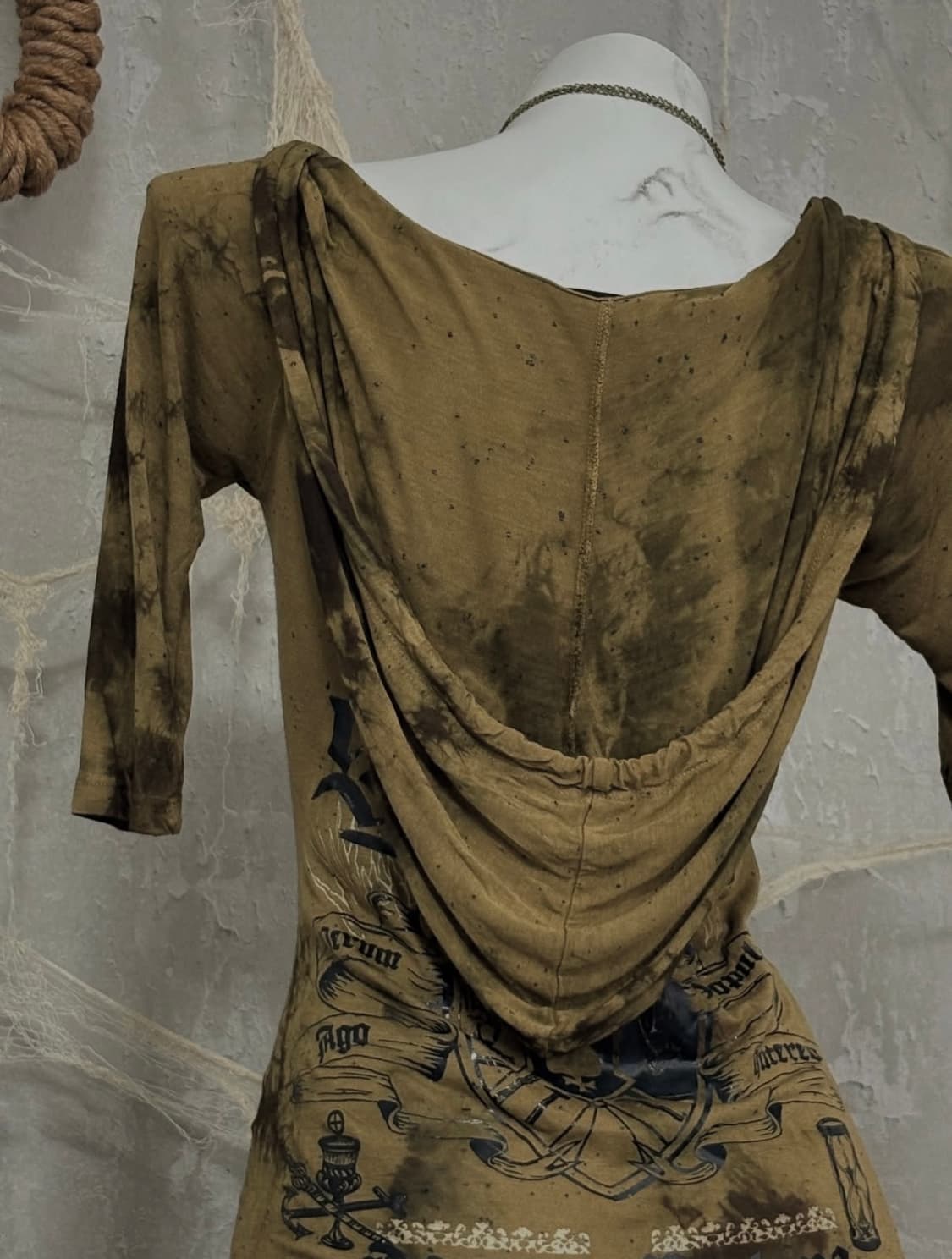 Salvage Grunge Hoodie Top 상품이미지2
