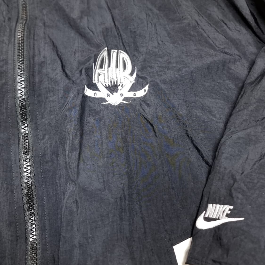 나이키 에어 조던 블랙 바람막이 올드스쿨 점퍼(S) 상품이미지4