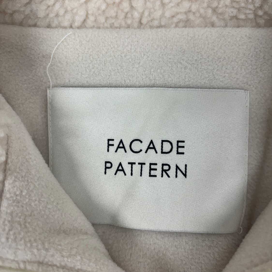 파사드 패턴 반집업 후리스 상품이미지7