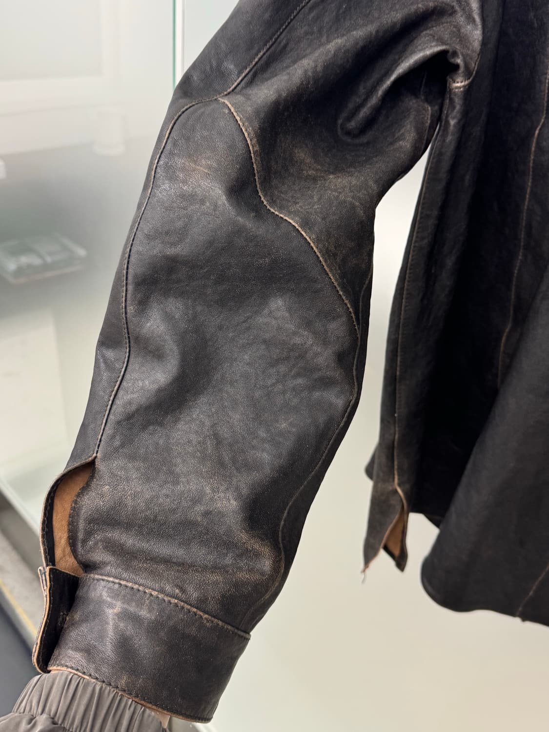 [48]아워레가시 웰딩셔츠 램스킨 상품이미지7