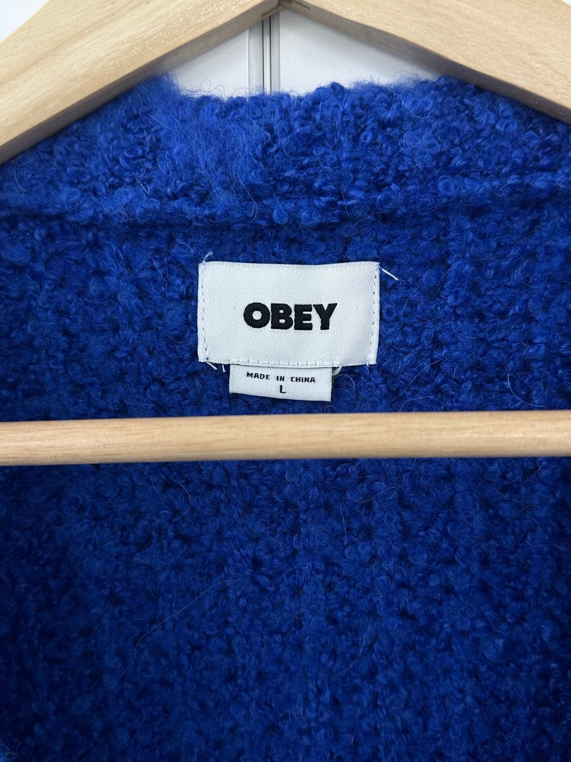 OBEY Patron 가디건 새상품 (블루, L) 상품이미지3