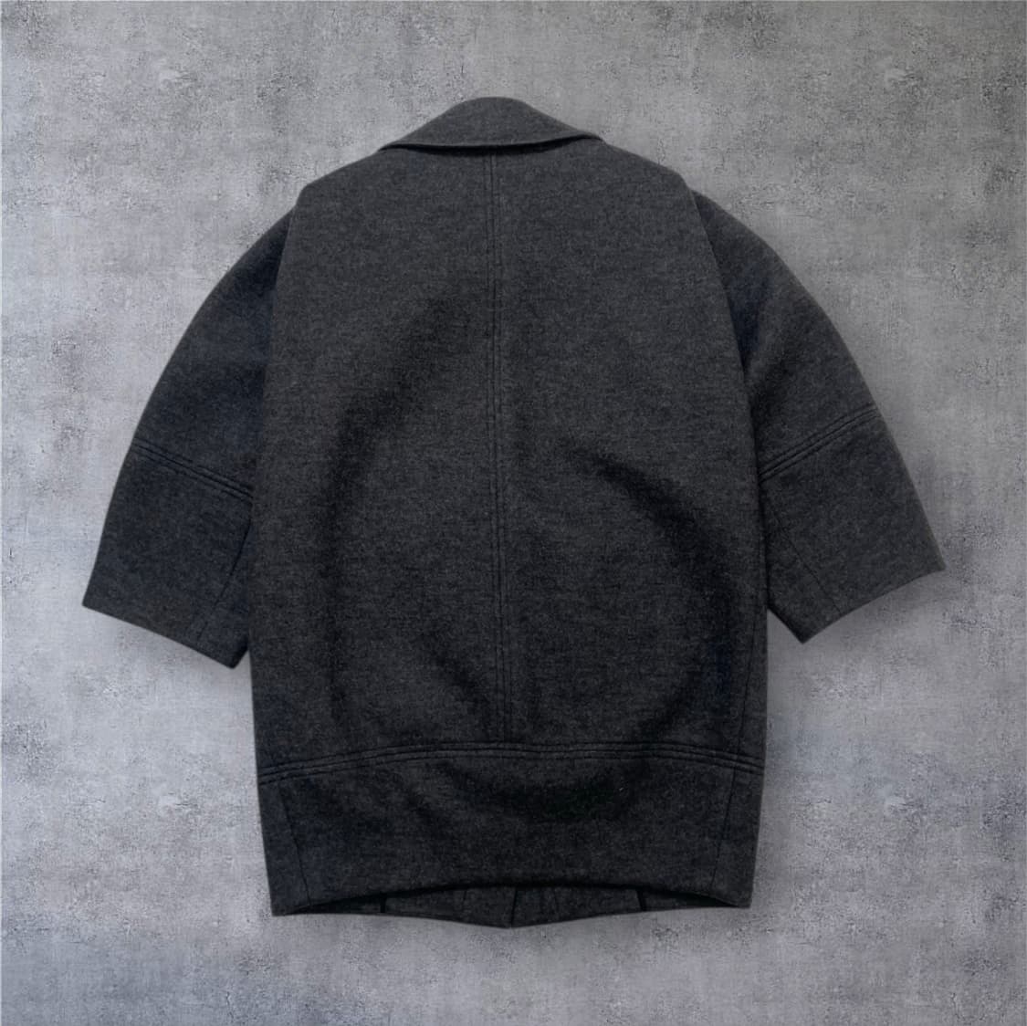 코스 COS 차콜 스컬프티드 울 하프코트 XXS  상품이미지8