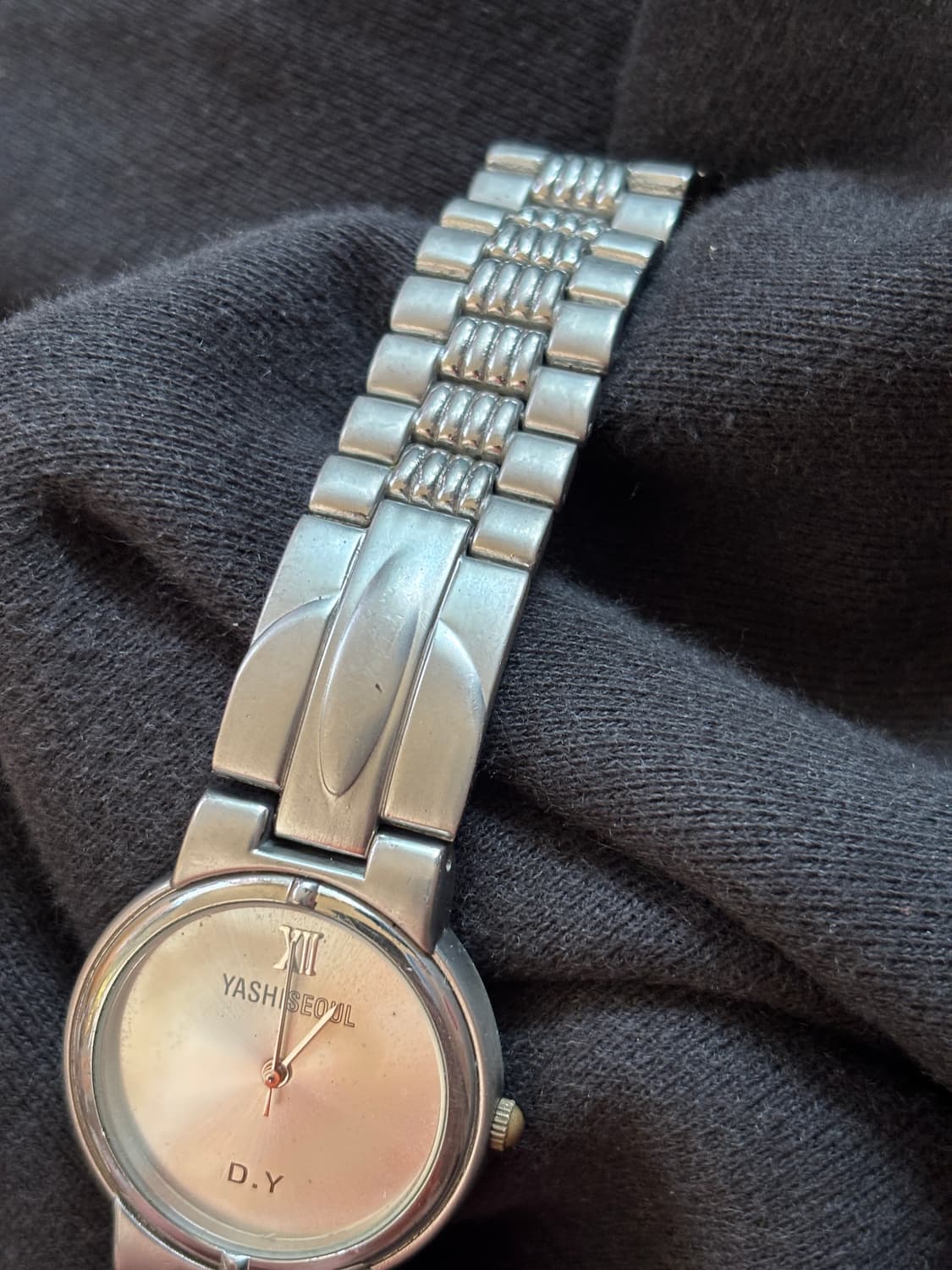 vintage yashi seoul dy steel metal watch 상품이미지4