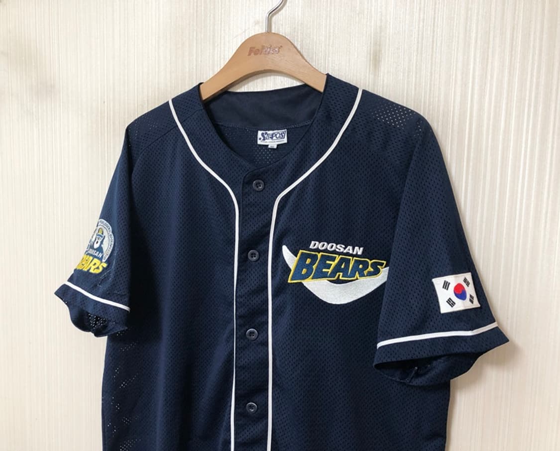 KBO 두산베어스 올드 반달원정 유니폼/져지 100 상품이미지5