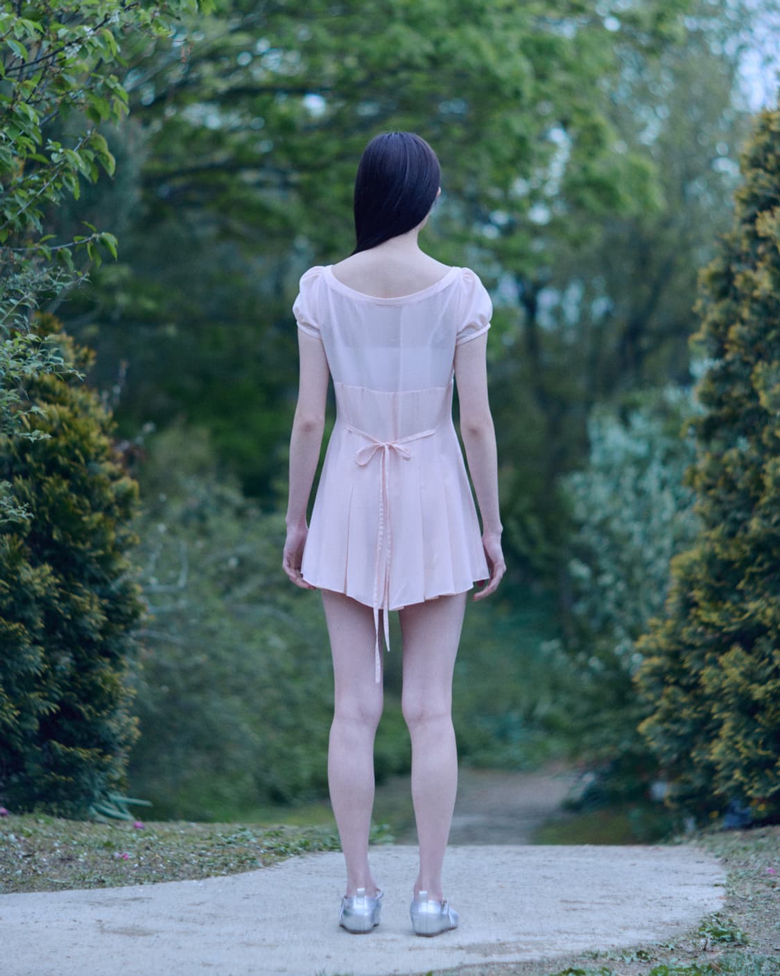 구해요) 페르트 데이지 드레스(Light peach) 상품이미지3