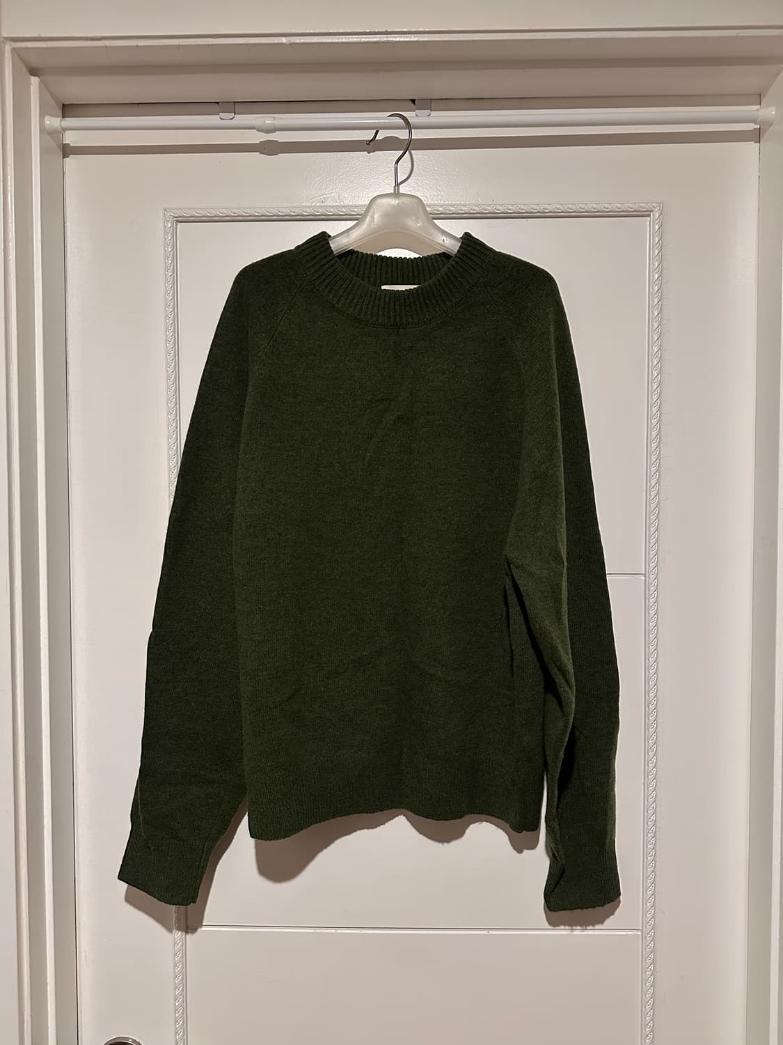 토마스모어 니트 L사이즈 모스그린색상 상품이미지4