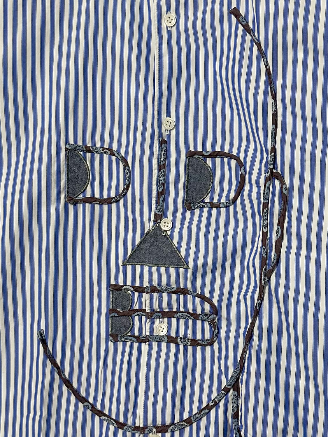 꼼데가르송 셔츠 패치워크 셔츠 상품이미지2