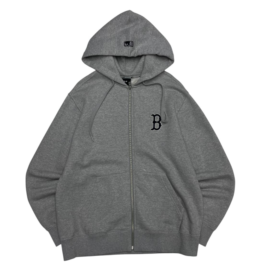 엠엘비 백로고 화이트멜란지 후드집업 L 상품이미지3