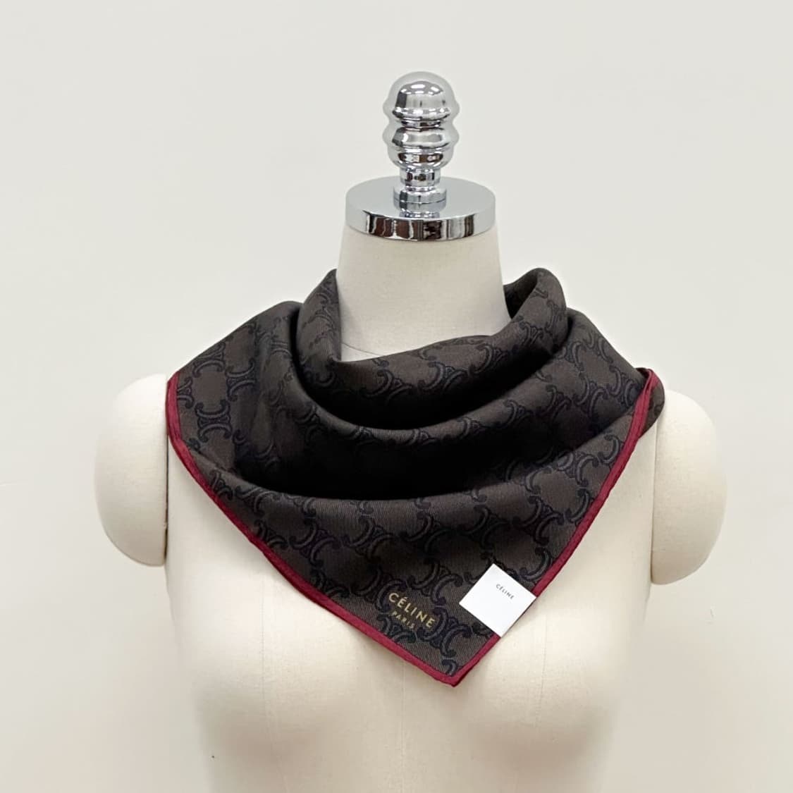(새상품) celine / 셀린느 실크혼방 쁘띠스카프 상품이미지8