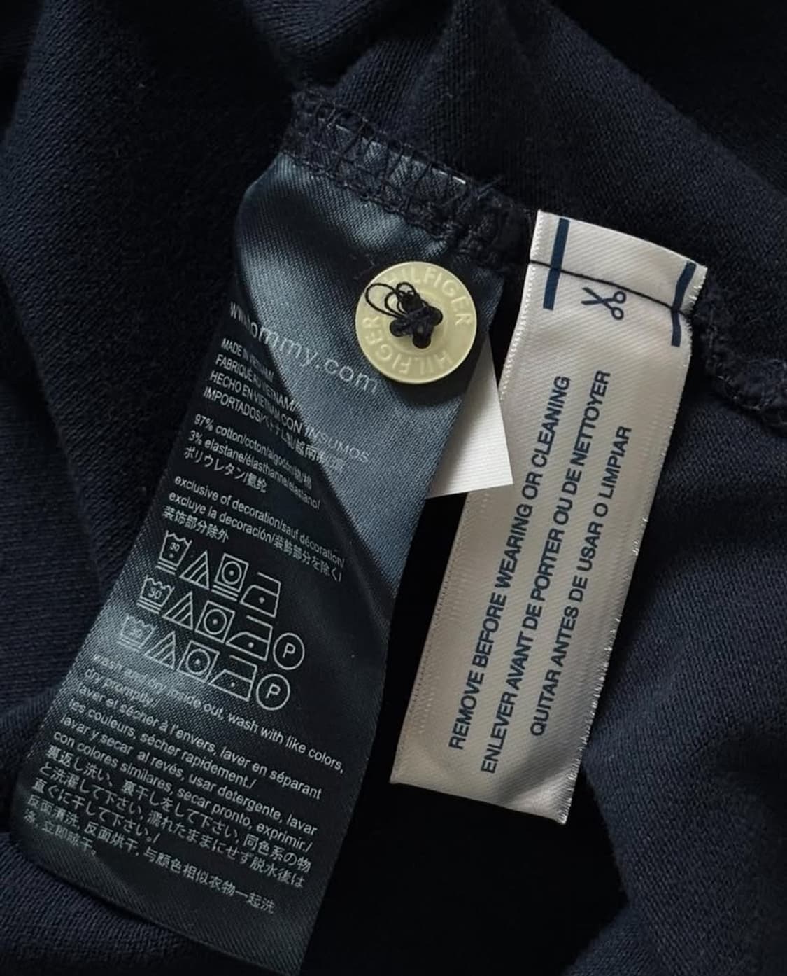 Tommyhilfiger 타미힐피거 네이비 카라티 상품이미지6