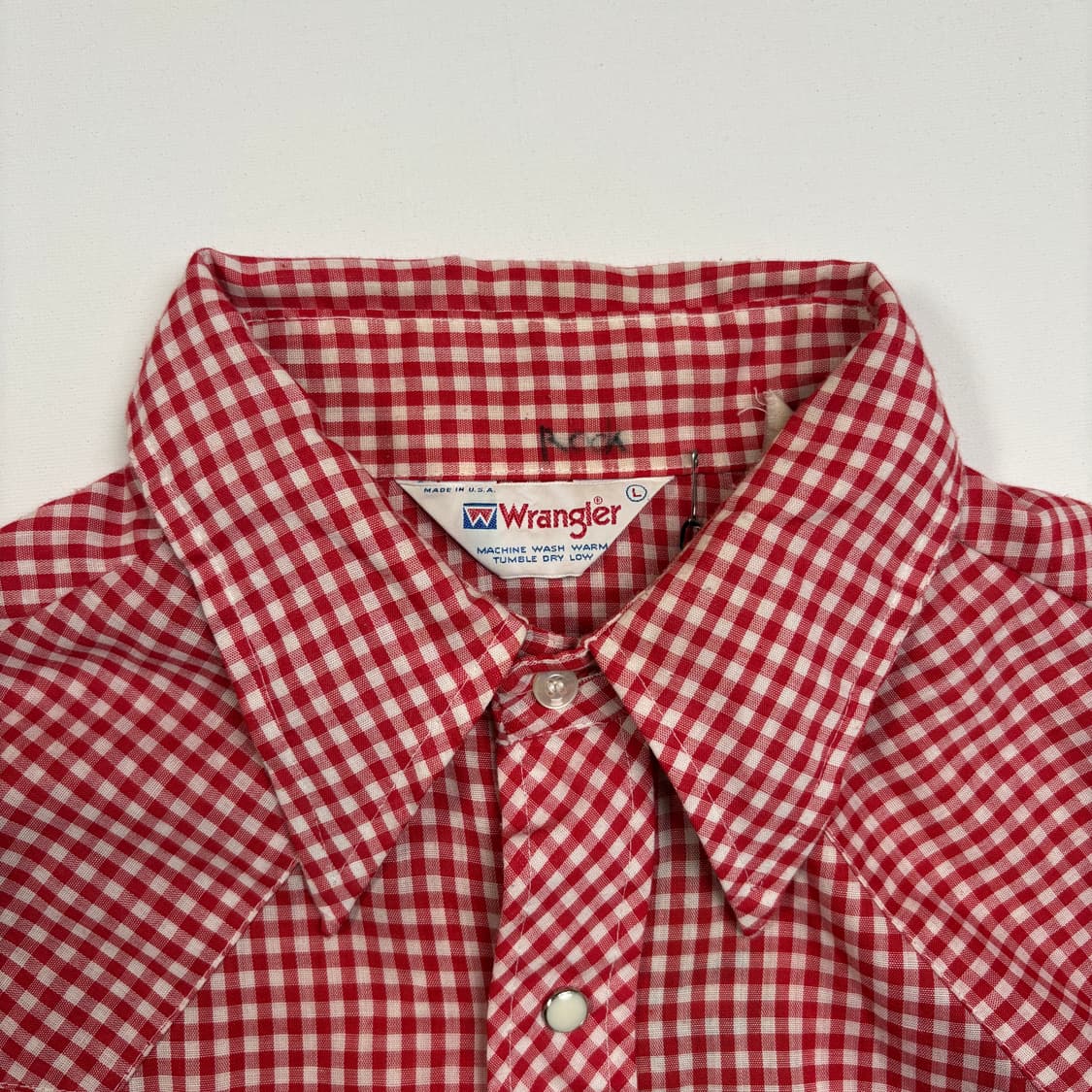 [L] 80s Wrangler USA western shirt 상품이미지3