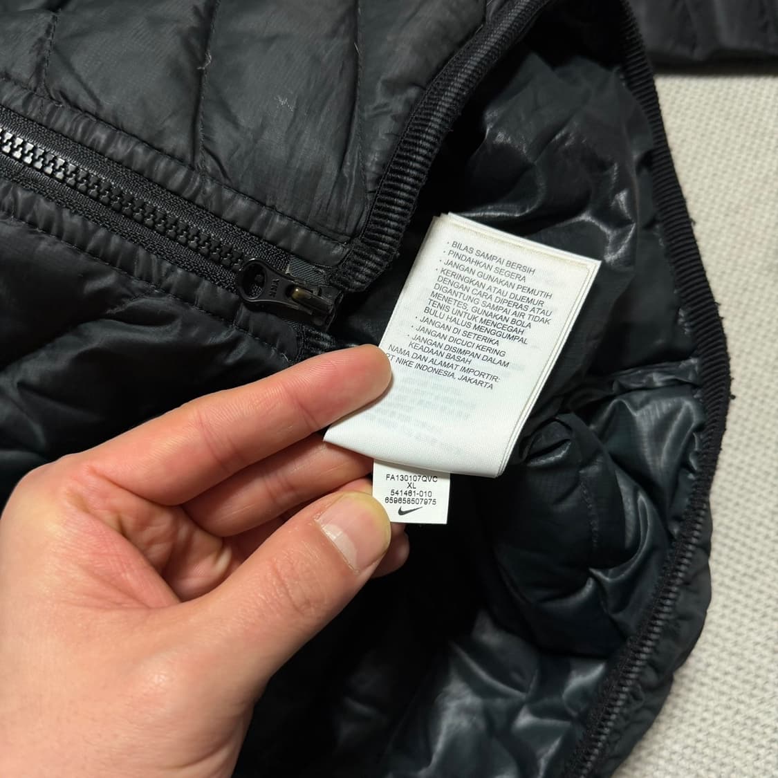 나이키 스몰로고 경량 패딩 자켓 상품이미지7