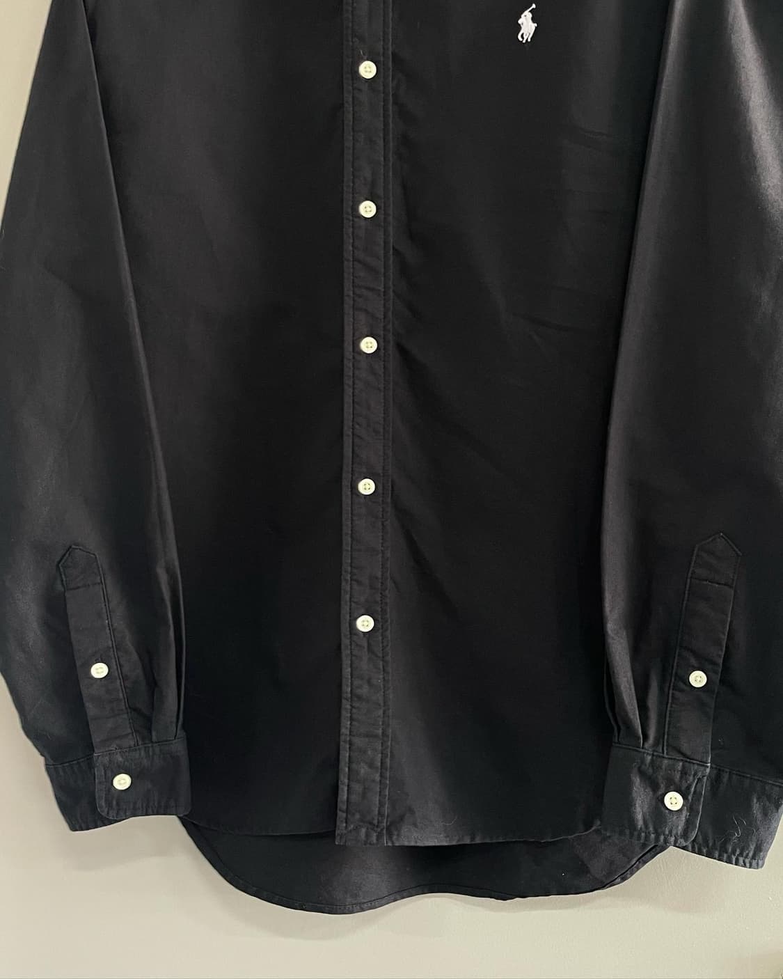 폴로 랄프로렌 클래식핏 솔리드 셔츠 (105-108) 상품이미지4