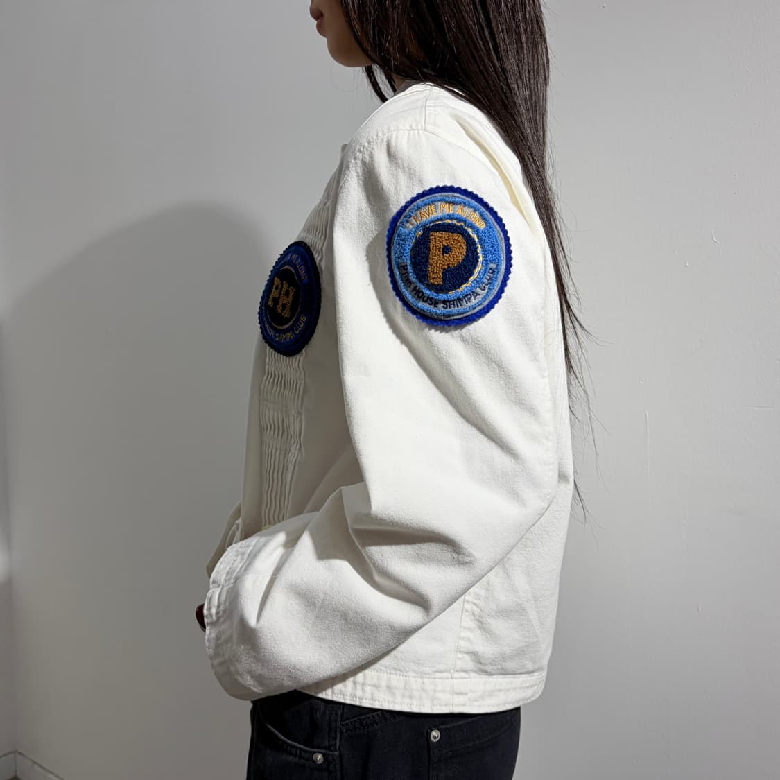 Pink house 핑크 하우스 셔츠형 자켓 상품이미지3