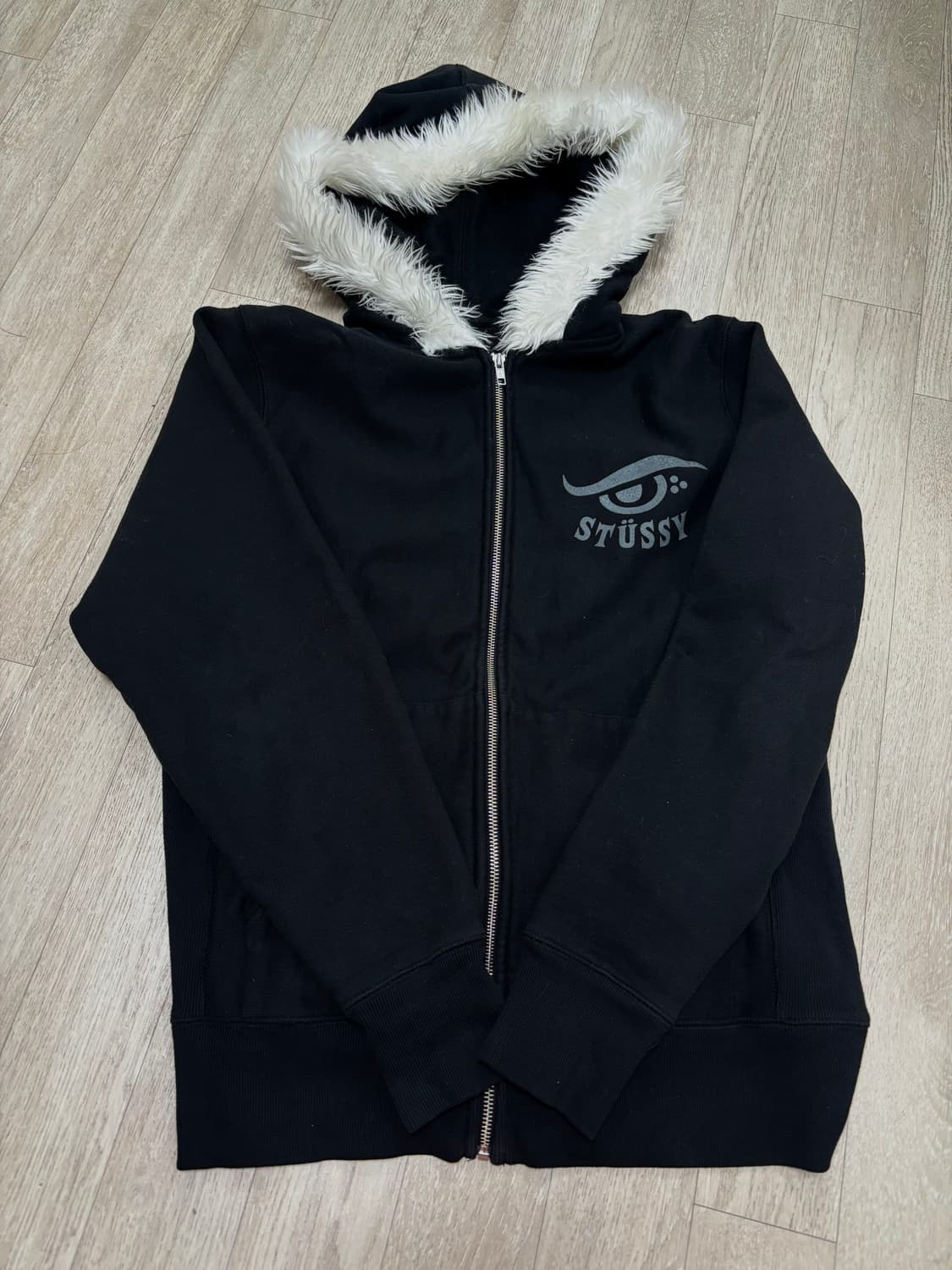 스투시 퍼 후드집업 상품이미지1