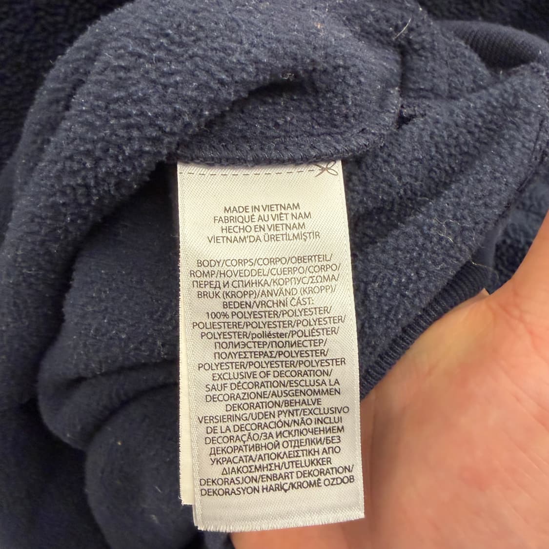 폴로 랄프로렌 빅 아치 로고 성조기 USA 하프 플리스 자켓 M 상품이미지9