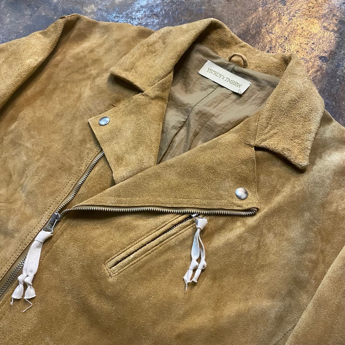 YSTRDY'S TMRRW 스웨이드 라이더 자켓 상품이미지2