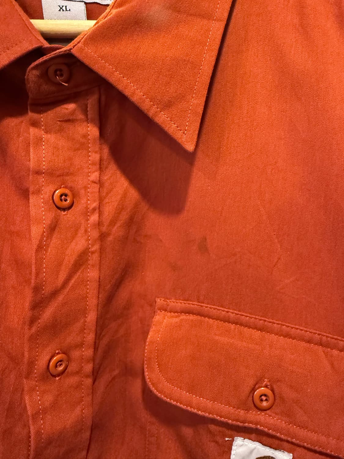 칼하트 오렌지 반팔셔츠 상품이미지4