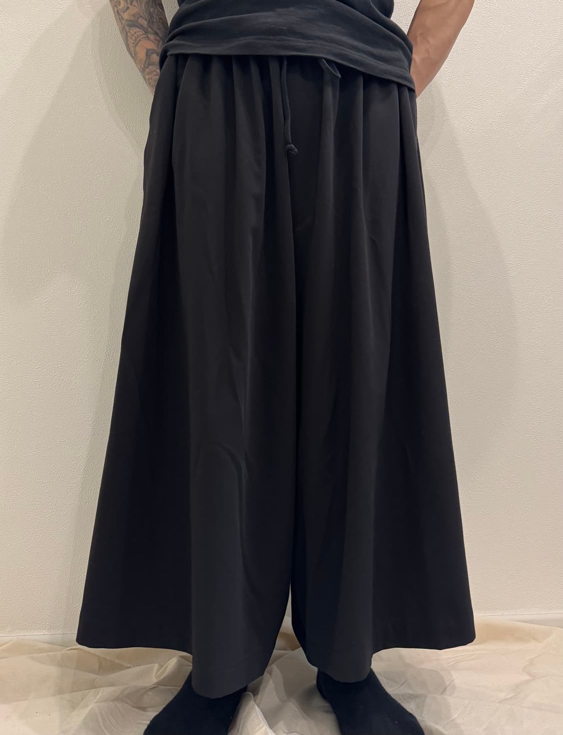 요지야마모토 와이드 하카마 팬츠 상품이미지1