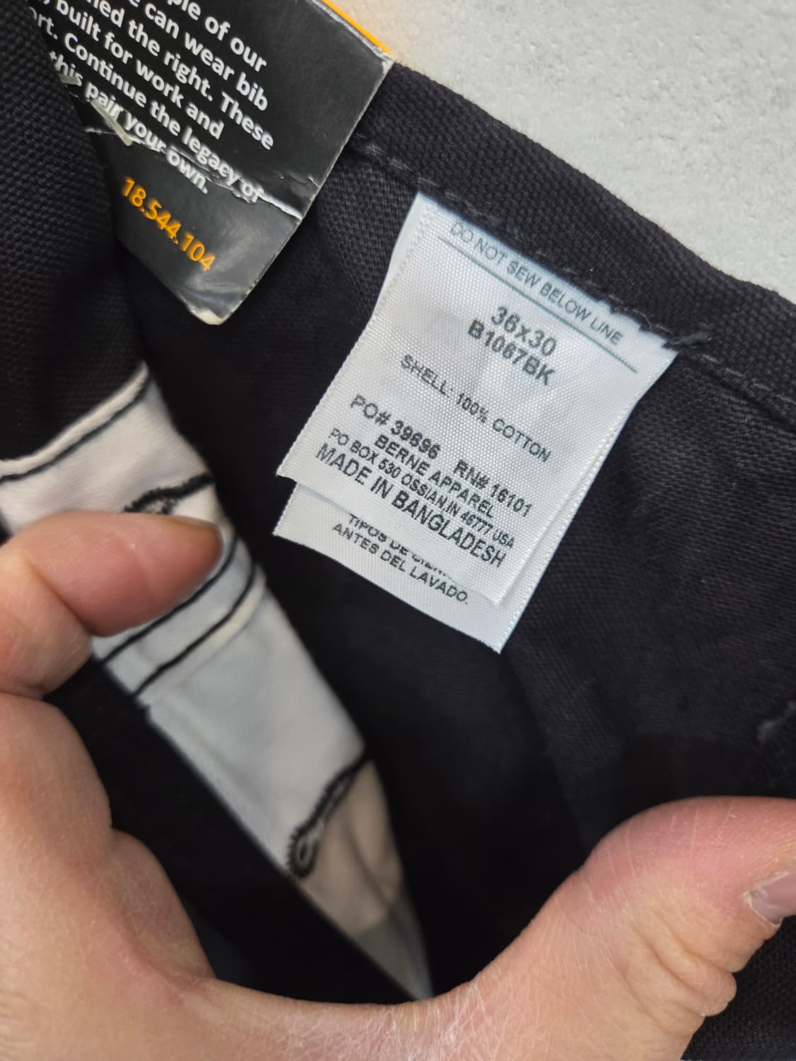 Berne 워크웨어 카펜터 오버롤 팬츠 36 상품이미지7