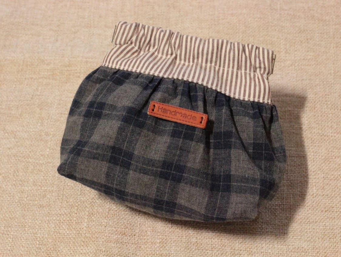 핸드메이드 셔링 바네 파우치 상품이미지2