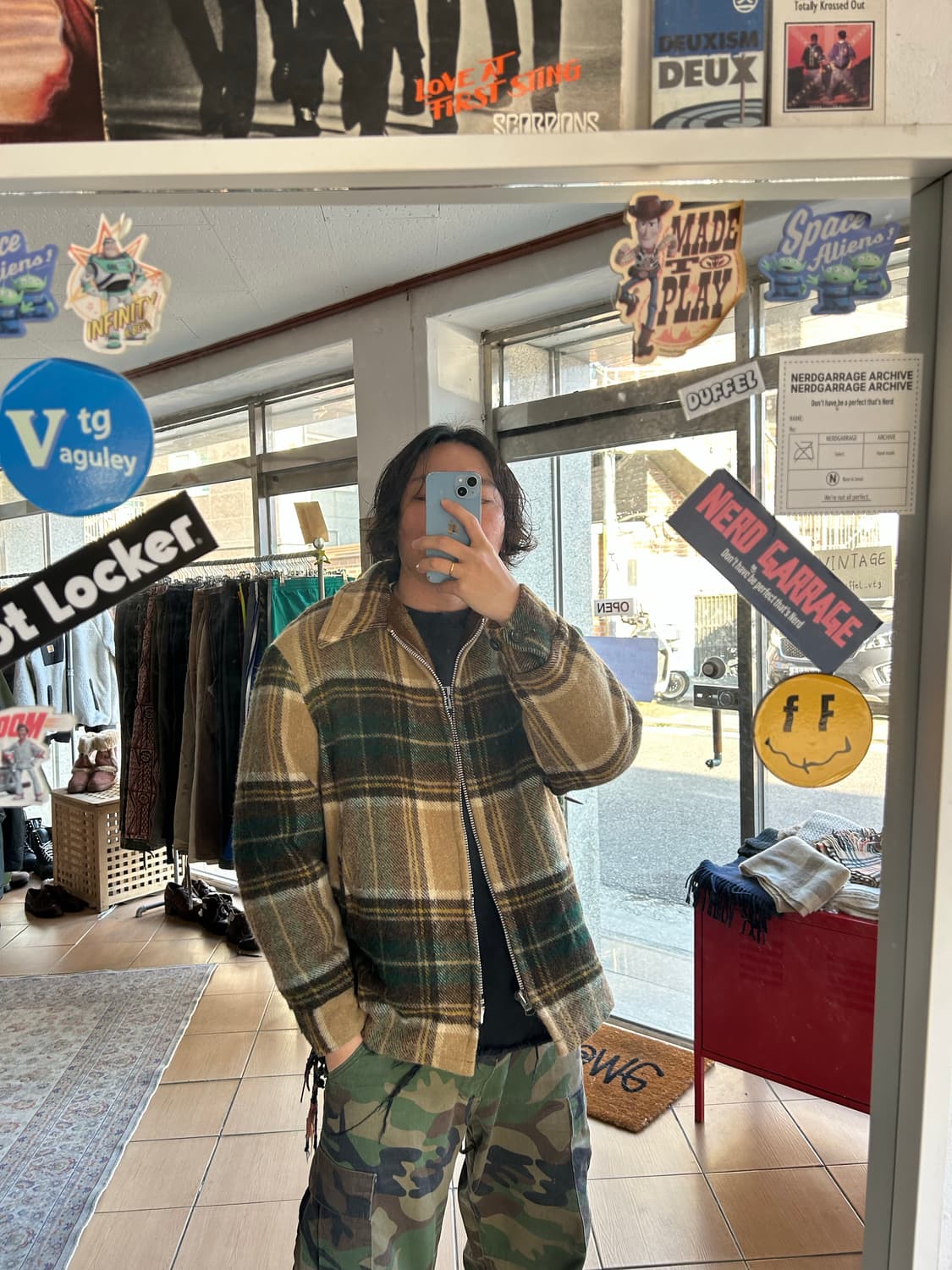 70‘s 울리치 체크 울파일자켓 상품이미지9