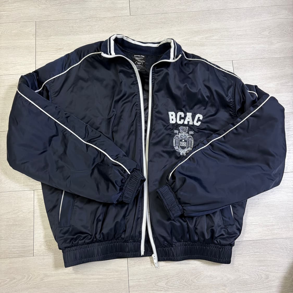 배드블러드 패딩 자켓+ 패딩바지 트레이닝 세트 (네이비) 상품이미지2