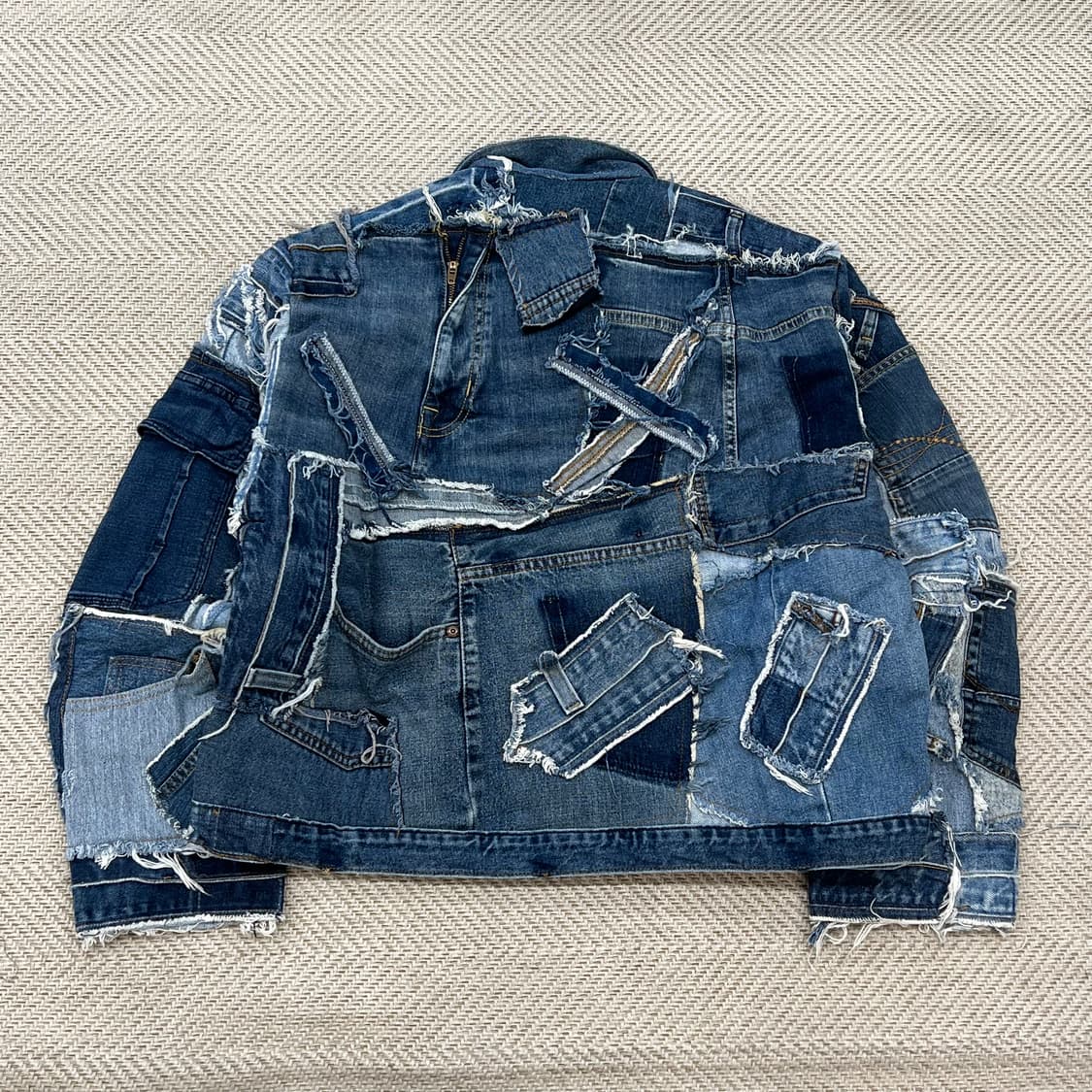 커스텀 데님 집업 자켓 r3134 상품이미지2
