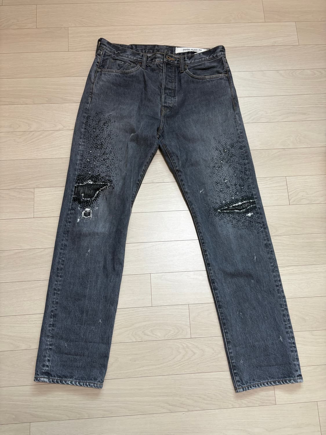 Kapital 14oz black denim 5p monkey cisco 상품이미지1
