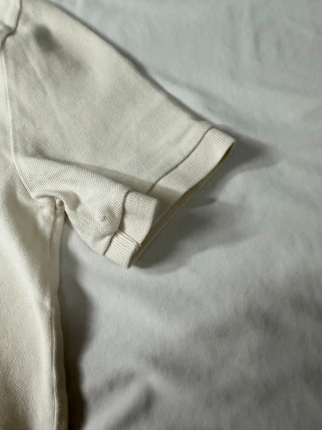 폴로 랄프로렌 빅포니 더블포니 카라티 아이보리화이트블랙 상품이미지5
