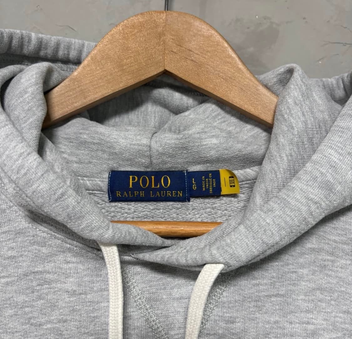 폴로 아플리케 후드티 상품이미지4
