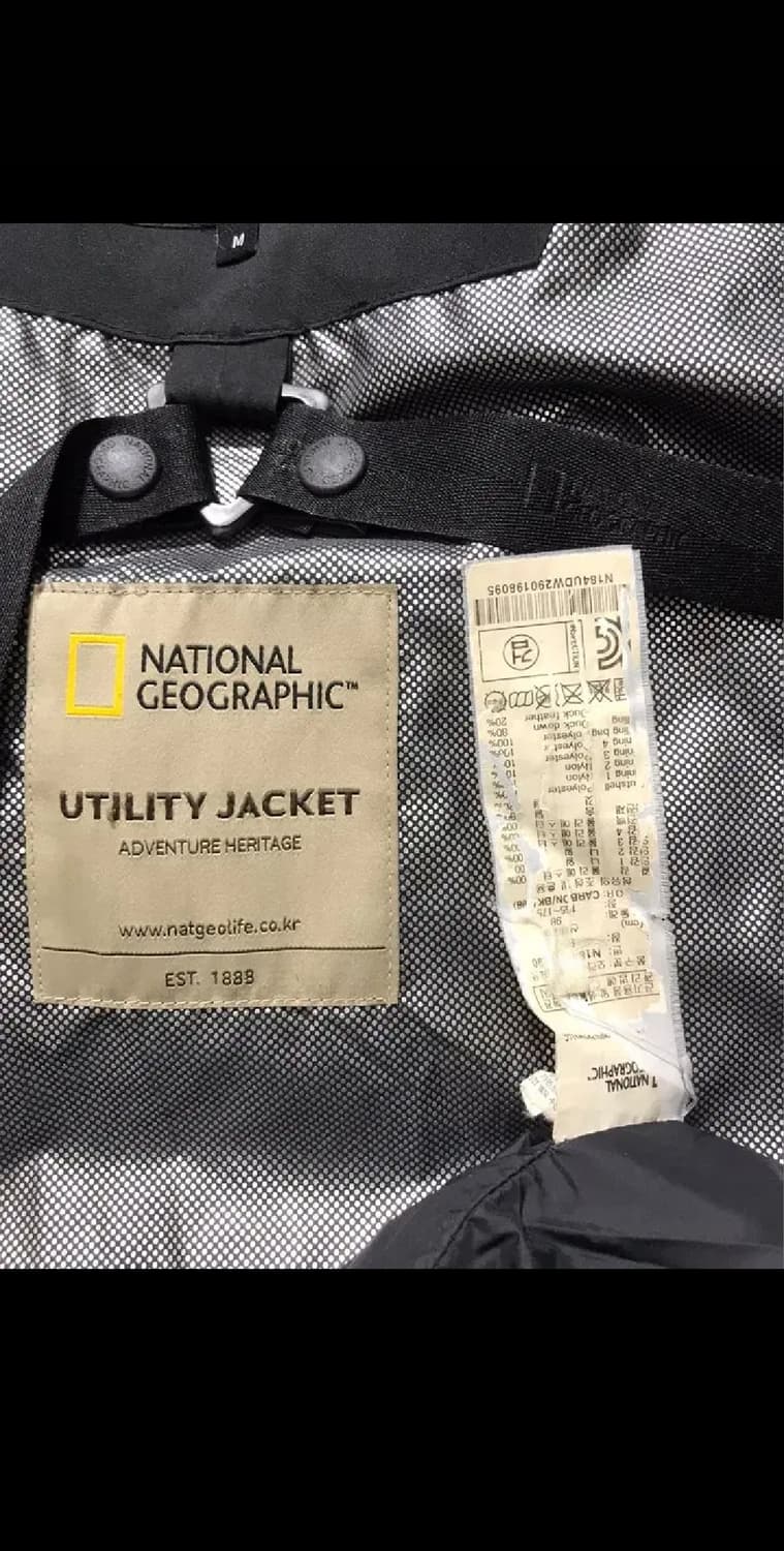 [[M, 공용]# 내셔널지오그래픽 카이만 스몰로고 다운 롱패딩 상품이미지8