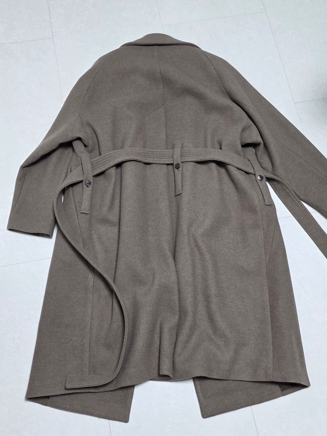 시스템옴므 더블 코트 브라운 상품이미지5